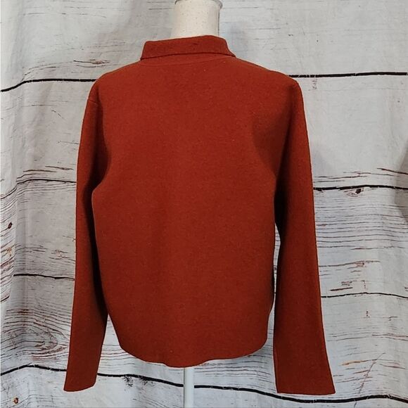 Eileen Fisher Boiled Wool Jacket/Blazer Size Small - Picture 3 of 8